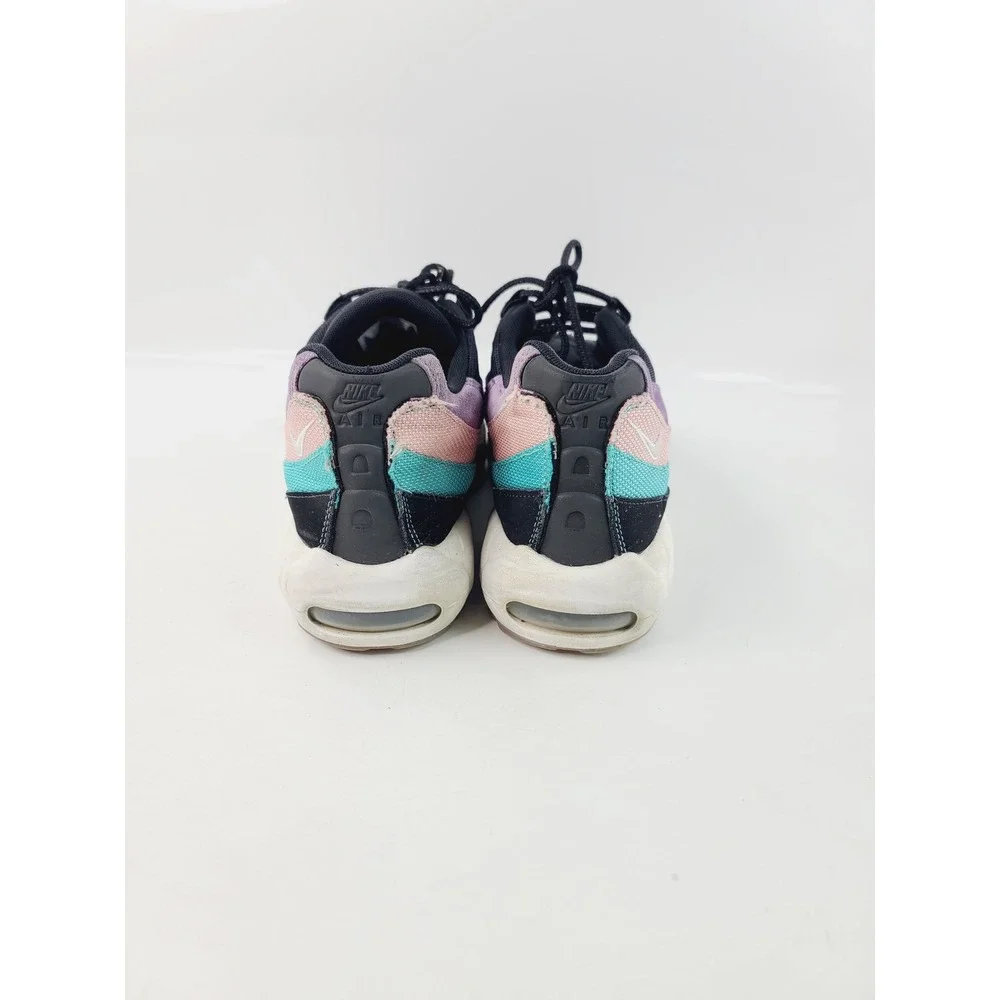 Nike Air Running Retro Lifestyle Athletic Sneakers Men Size 12 Black Purple Teal